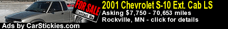 Show more info of this 2001 Chevrolet S-10 Ext. Cab LS ZR2 4x4.