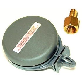 Show details of VIAIR 92631 Metal Housing Remote Inlet Air Filter - 1/4in NPT.