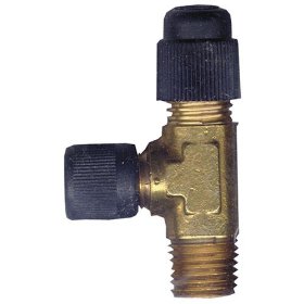 Show details of Robinair 15195 Tee 1/2"" & 1/4"" Fittings Pump Inlet Adapter".