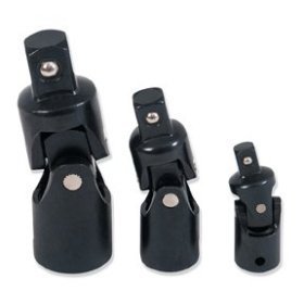 Show details of 3pc UNIVERSAL JOINT set - wrench - socket sizes = 1/4" - 3/8" - 1/2" IMPACT GRADE.