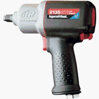 Show details of Ingersoll Rand Air Impact Wrench ? 1/2in. Drive, 5 CFM, 9500 RPM, 1250 BPM, Model# 2135QTI.
