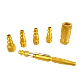 Show details of SOLID BRASS AIR TOOLS COUPLER 6-PIECE SET.