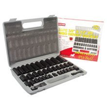 Show details of 38 PC 3/8" X 1/2" AIR IMPACT HEAVY DUTY SOCKET - AUTOMOTIVE TOOLS.