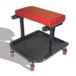 Show details of Mechanic Foldable Roller Seat w/ Tool Tray.