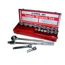 Show details of 21 PC 3/4" SOCKET SET METAL.