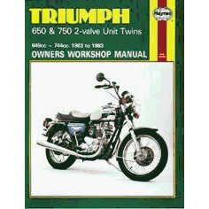 Show details of Haynes Triumph 650 & 750 2-Valve Unit Twins (1963-1983) (Paperback).