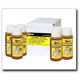 Show details of UView Universal A/C System Dye, 6 - 1 oz bottles.