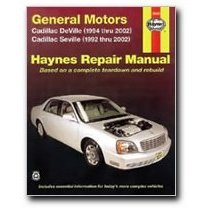 Show details of Haynes General Motors: Cadillac Deville and Seville (92 - 02) Manual.