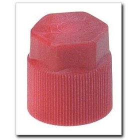 Show details of FJC R134a Service Port Cap Red.