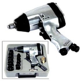 Show details of 1/2" Air Impact Wrench With Case and 10 Impact Sockets.