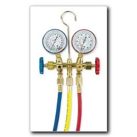 Show details of FJC 6715 R134a Brass Manifold Gauge Sets with 72" Hose.