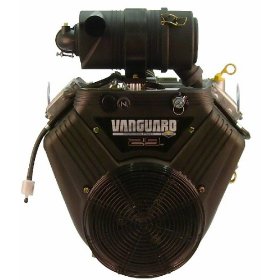 Show details of Briggs-Stratton Engine<br>31hp Vanguard, Hor 1-1/8"X4" Shaft, Oil Filter, LOS, ES, 20 Amp Alt, Cyclone Air Filter, 29HP Decal.