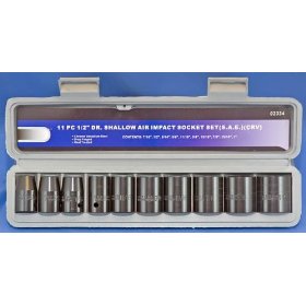 Show details of Impact Socket Set 1/2" Drive SAE / Inch 11 Pcs.