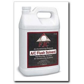 Show details of FJC A/C Flush Solvent gallon.