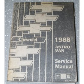 Show details of 1988 Chevrolet Astro Van Service Manual.