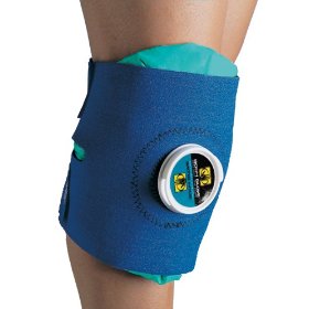 Show details of Body Glove 90145 Deluxe Ice Pack Knee and Elbow Wrap, Blue, Unisize.