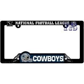 Show details of DALLAS COWBOYS LICENSE PLATE FRAME.