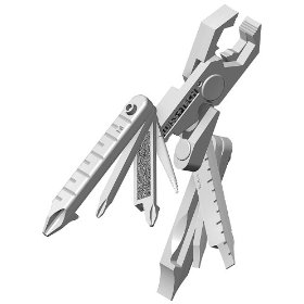 Show details of Swiss Tech Micro-Max 19-in-1 Multi Tool, Clam Shell, Stainless Steel, MMCSSS.