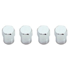 Show details of Spectre 6231 Chrome Valve Stem Caps - Set of 4.