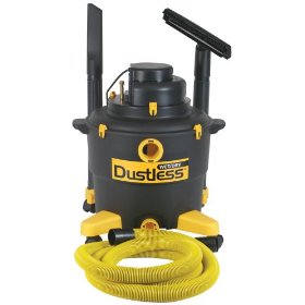 Show details of Dustless Technologies 16003 16 Gallon Dustless Wet Dry Vacuum with 12-Foot-by-1-1/2-Inch Hose.