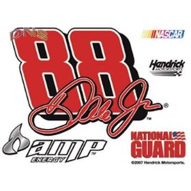 Show details of Dale Earnhardt Jr 88 Ultra Decal Cling.