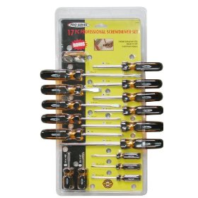 Show details of KR Tools 12720 Pro Series 17-Piece Screwdriver Set.