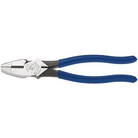 Show details of Klein Tools D213-9NE 9-Inch High Leverage Side Cutting Plier.