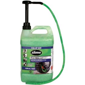 Show details of Slime SDS-1G Super Duty Slime Tire Sealant with Pump Gallon SDSB-1G.