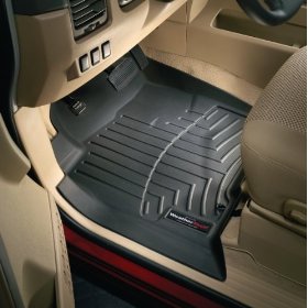 Show details of WeatherTech 440031 Black Extreme Duty Front Floor Liner.