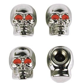 Show details of Cd/4: Custom Accessories Skull Valve Caps (16220).