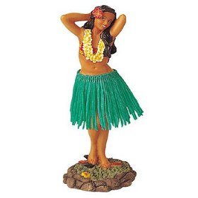 Show details of HULA GIRL DASHBOARD SHAKER BOBBLE - DANCING POSE.