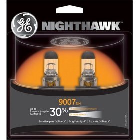 Show details of GE 9007NH/BP2 Nighthawk Automotive Replacement Bulbs - Pack of 2.