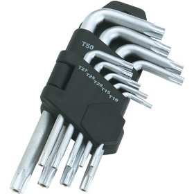 Show details of Grizzly H0486 9 pc. Torx&#174; Key Set.