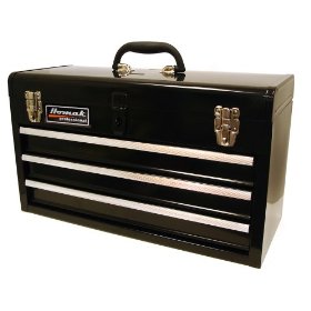 Show details of HOMAK BK01032101 3-Drawer Tool Box/Chest Black.