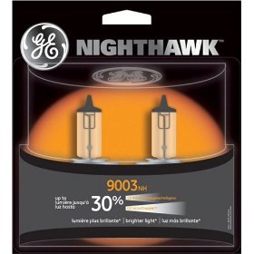 Show details of GE 9003NH/BP2 Nighthawk Automotive Replacement Bulbs - Pack of 2.