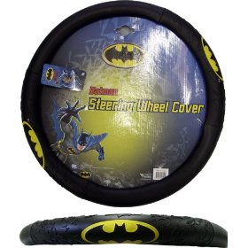 Show details of Batman Classic Logo Steering Wheel Cover.