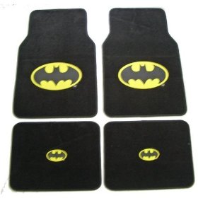 Show details of Batman Floor Mat 4pc.