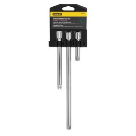 Show details of Stanley 85-706 3 Piece 3/8-Inch Drive Extension Bar Set.