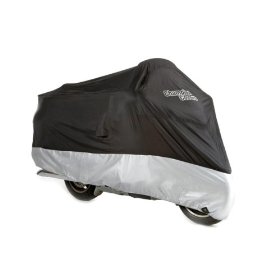 Show details of Harley Davidson Road King Motorcycle Covers w/ Lock & Cable.