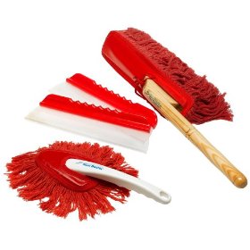 Show details of California Car Duster 4-piece Home and Auto Dust & Dry Kit.