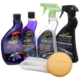 Show details of Meguiar's NXT Wash & Wax Kit.