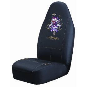 Show details of Ed Hardy "Love Kills" Bucket Seatcover.