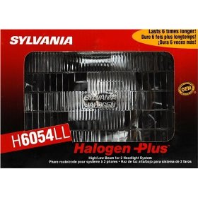 Show details of Sylvania H6054LL Halogen Plus Headlight.