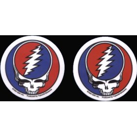 Show details of Grateful Dead - PAIR OF 2 1/2" STEAL YOUR FACE - Sticker / Decal.