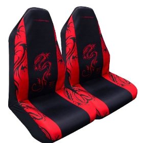 Show details of Type S SC02046B-6 Seat Cover, Dragon, Pair.