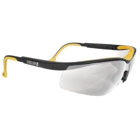 Show details of Dewalt DPG55-11C Clear Anti-Fog Protective Safety Glasses with Dual-Injected Rubber Frame and Temples.