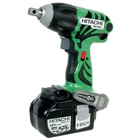 Show details of Hitachi WR18DL 18-volt Lithium-Ion Cordless Impact Wrench.