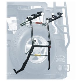 Show details of Allen Deluxe 3-Bike Spare Tire Mount Rack.