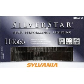 Show details of Sylvania H4666ST SilverStar High Performance Halogen Headlight Bulb.