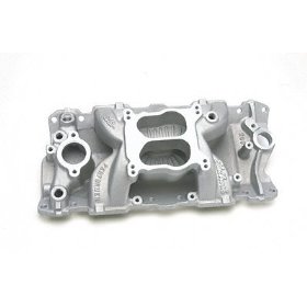 Show details of Edelbrock 2601 Performer Air-Gap Aluminum Intake Manifold.